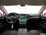2013 Tesla Model S Dashboard, center console, gear shifter view photo